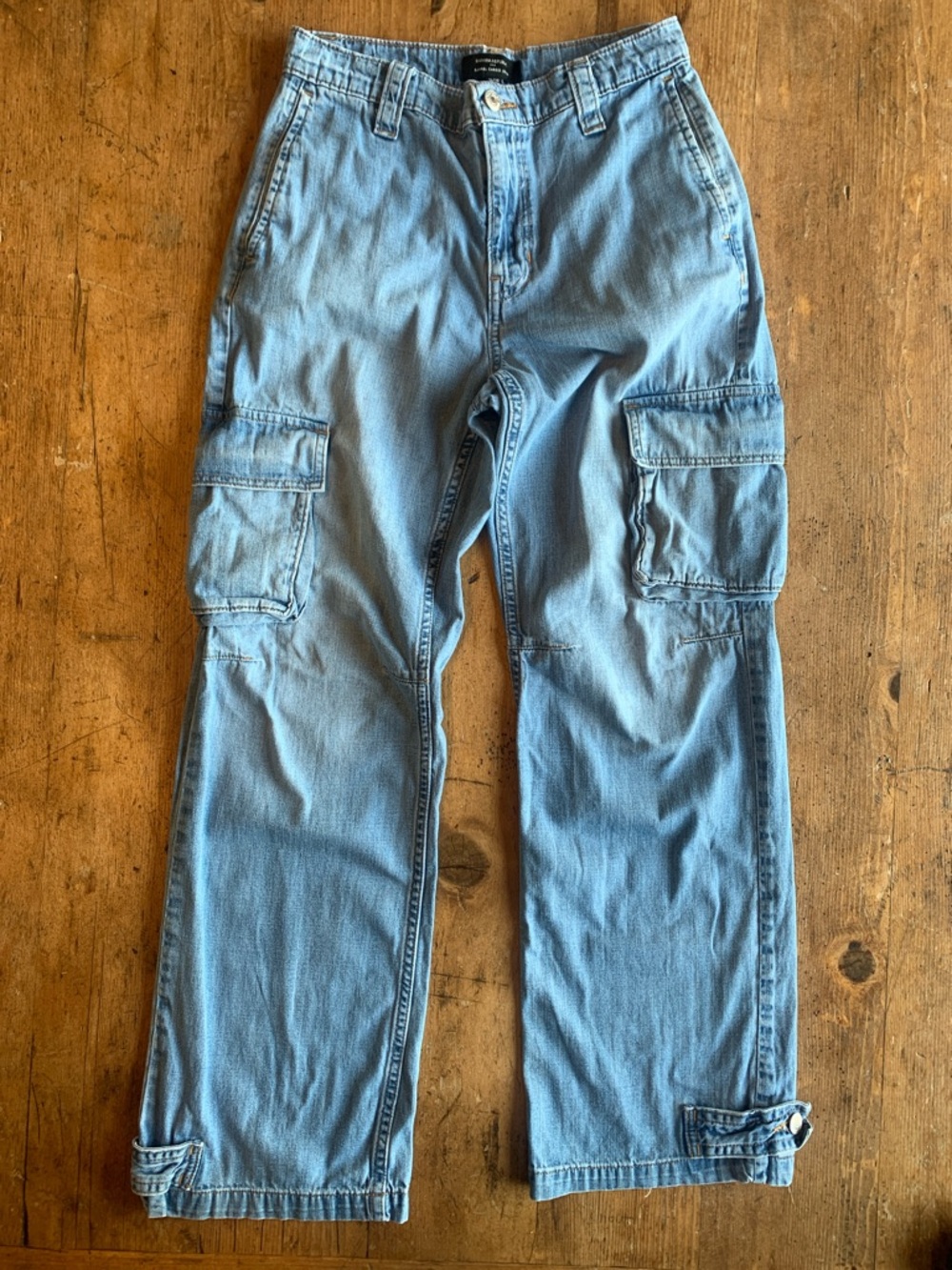 Banana Republic Blue Barrel Cargo Jeans